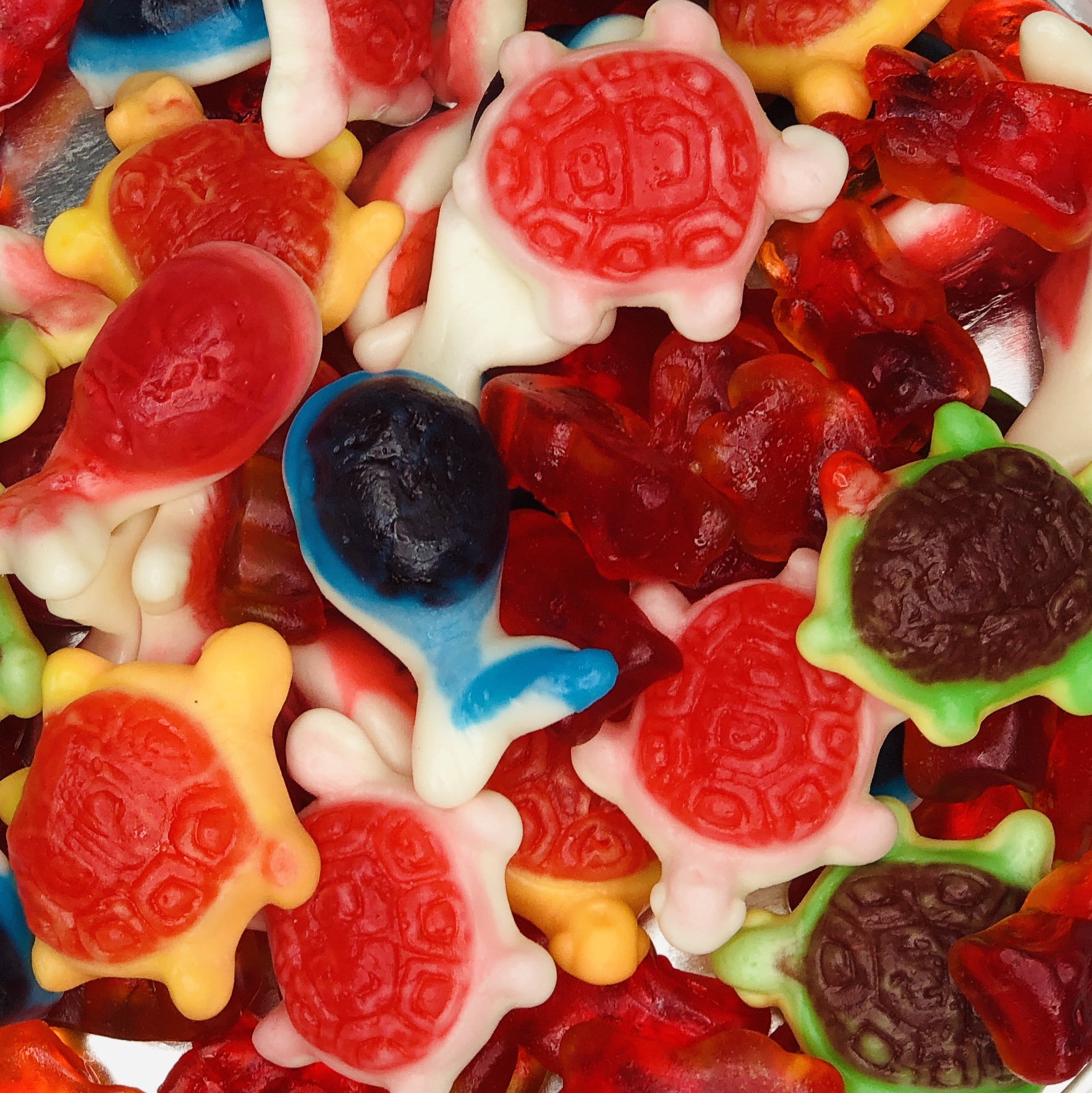 Order Assorted Filled Gummi Mix food online from Naper Nuts & Sweets store, Naperville on bringmethat.com