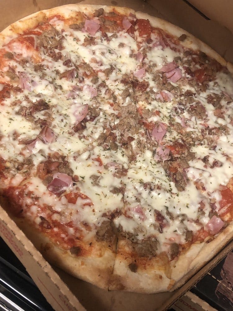 Order Meat Lover's Pizza - Personal 10'' (4 Slices) food online from Ops Pizza Kitchin & Cafe store, Kingsland on bringmethat.com