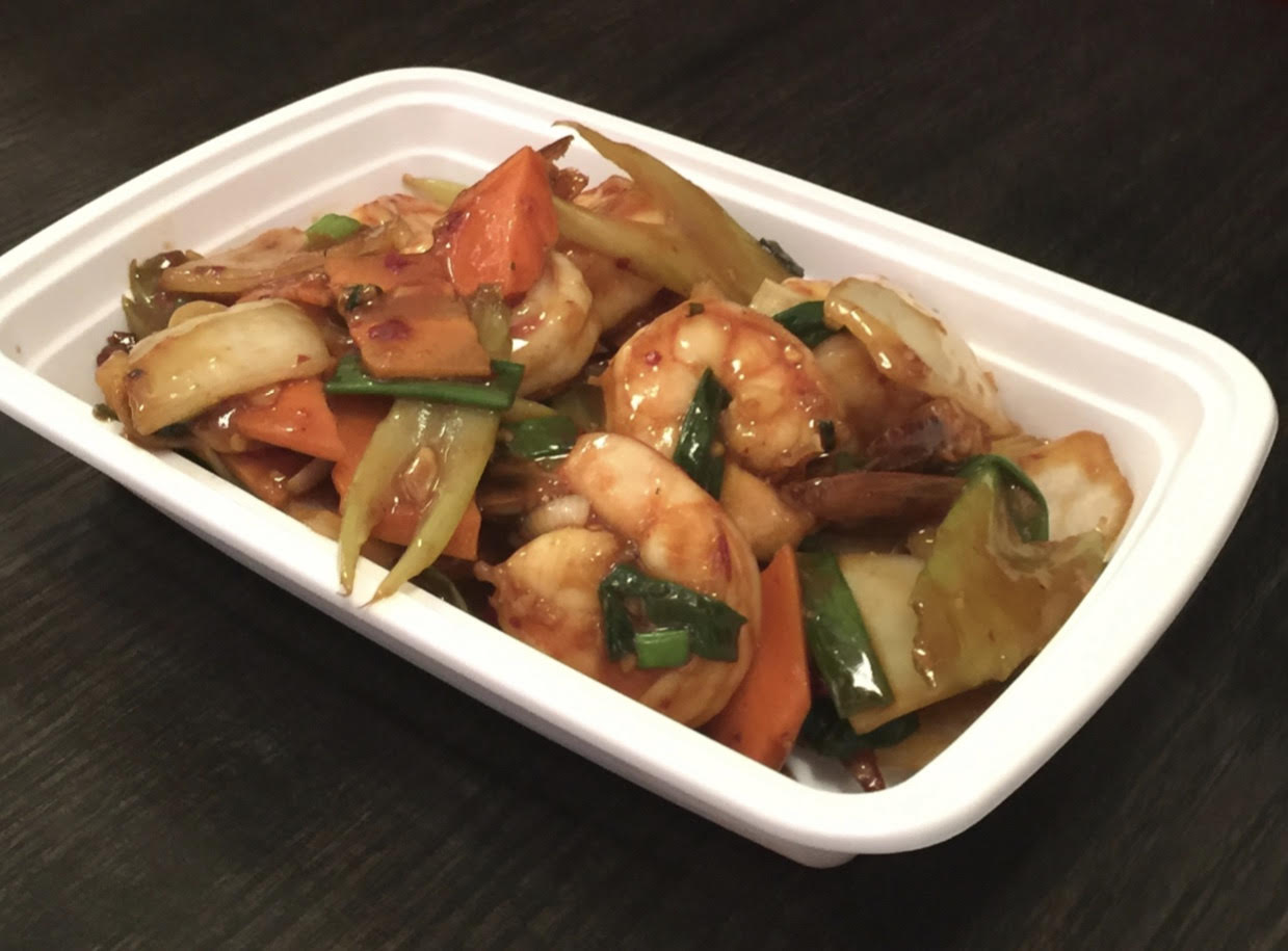 Order 122. Szechuan Shrimp 四川虾 food online from Sheng Garden Chinese Restaurant store, Teaneck on bringmethat.com