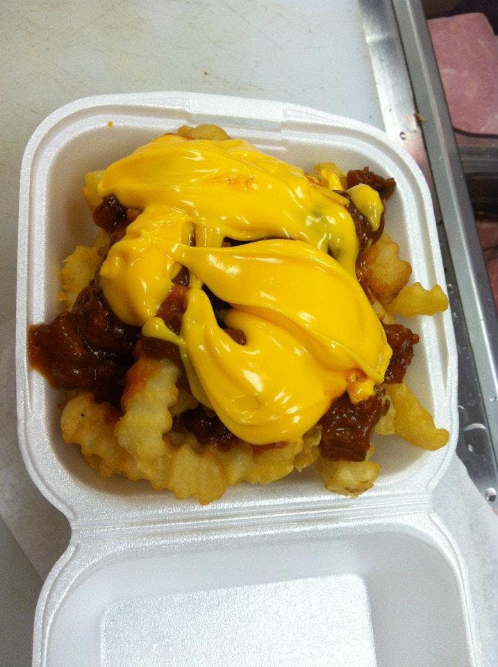 Order Bacon Cheese Fries - Medium food online from Bella's Deli Subs & Pizza store, Endicott on bringmethat.com
