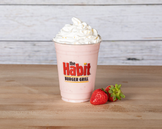 Order Strawberry Shake food online from The Habit Burger Grill store, Santa Barbara on bringmethat.com