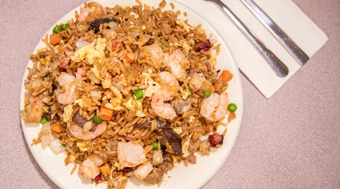 Order F1. Combination Fried Rice food online from Eggroll Hut Restaurant store, Dallas on bringmethat.com