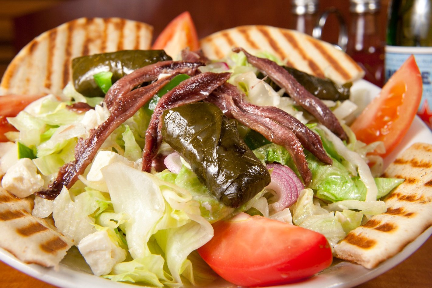 Order Greek Salad food online from Nutley Diner store, Nutley on bringmethat.com