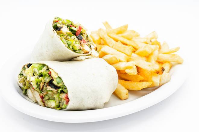 Order Fiesta Chicken Wrap food online from Biscuits Cafe store, Lake Oswego on bringmethat.com