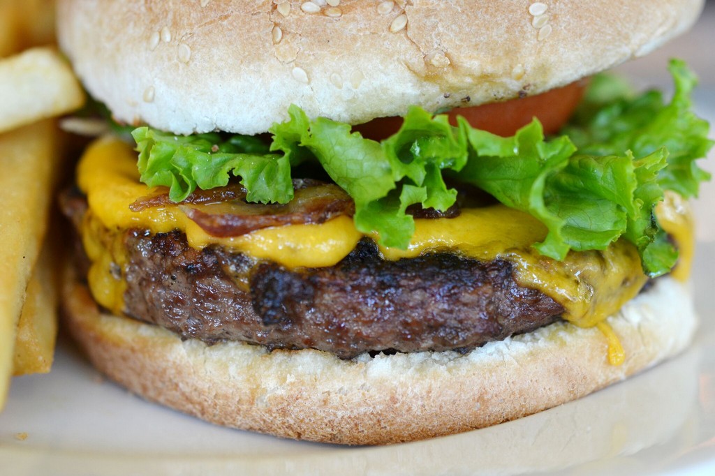 Order 8 oz. Burger with Melted Cheese food online from Court square diner store, Long Island City on bringmethat.com