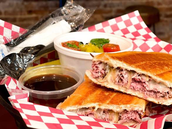 Order French Dip Sandwich food online from The Bean Press store, Ashford on bringmethat.com