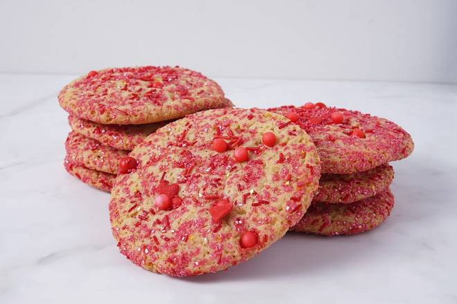 Order Valentine Sugar Cookie 8ct food online from Polly Pies store, Huntington Beach on bringmethat.com