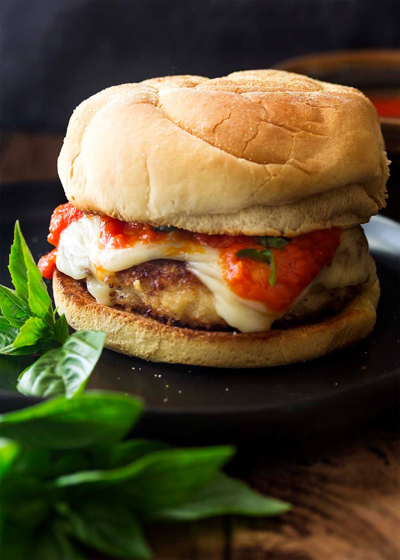 Order Chicken Parm Sandwich All Day food online from Italian Gourmet store, Newington on bringmethat.com