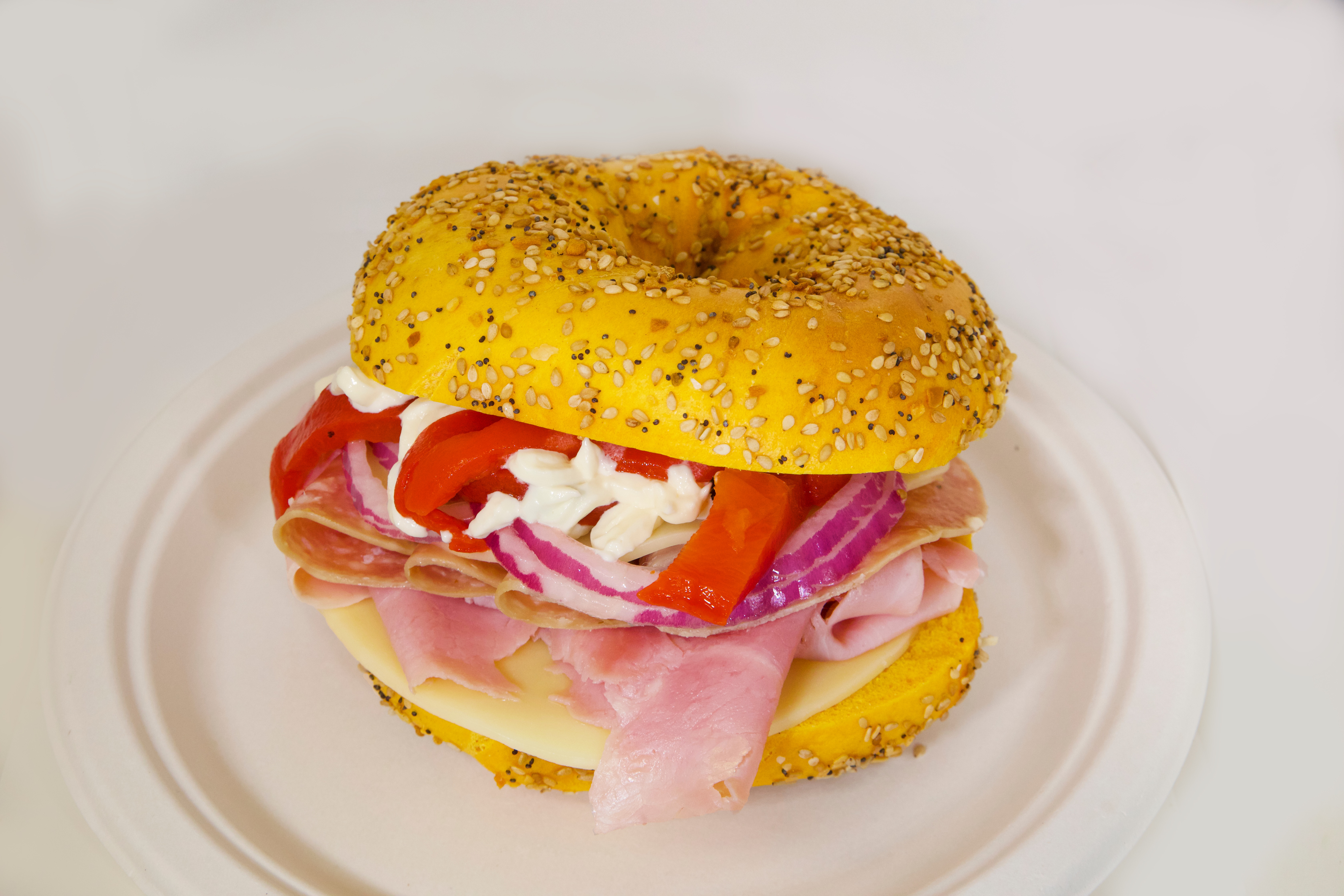 Order Italian Combo Sandwich  food online from Liberty Bagels store, New York on bringmethat.com
