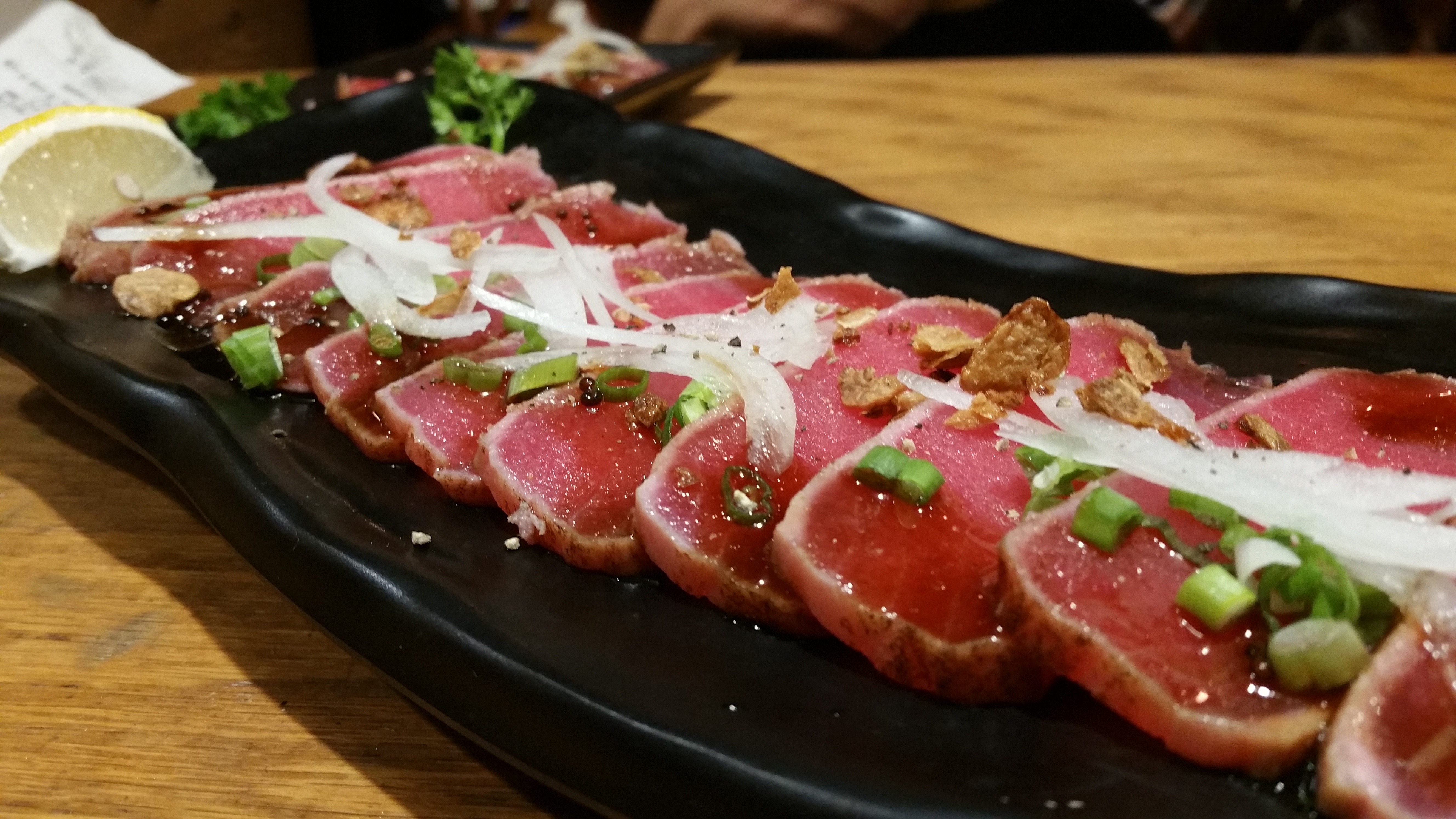 Order A22. Tuna Tataki food online from Ramen Hakata store, Frisco on bringmethat.com