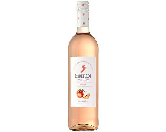 Order Barefoot Fruit-Scato Peach Moscato, 750mL blush wine (7.5% ABV) food online from Signal Liquor store, Signal Hill on bringmethat.com