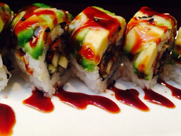 Order M18. Caterpillar Roll food online from Roll House store, Santa Monica on bringmethat.com