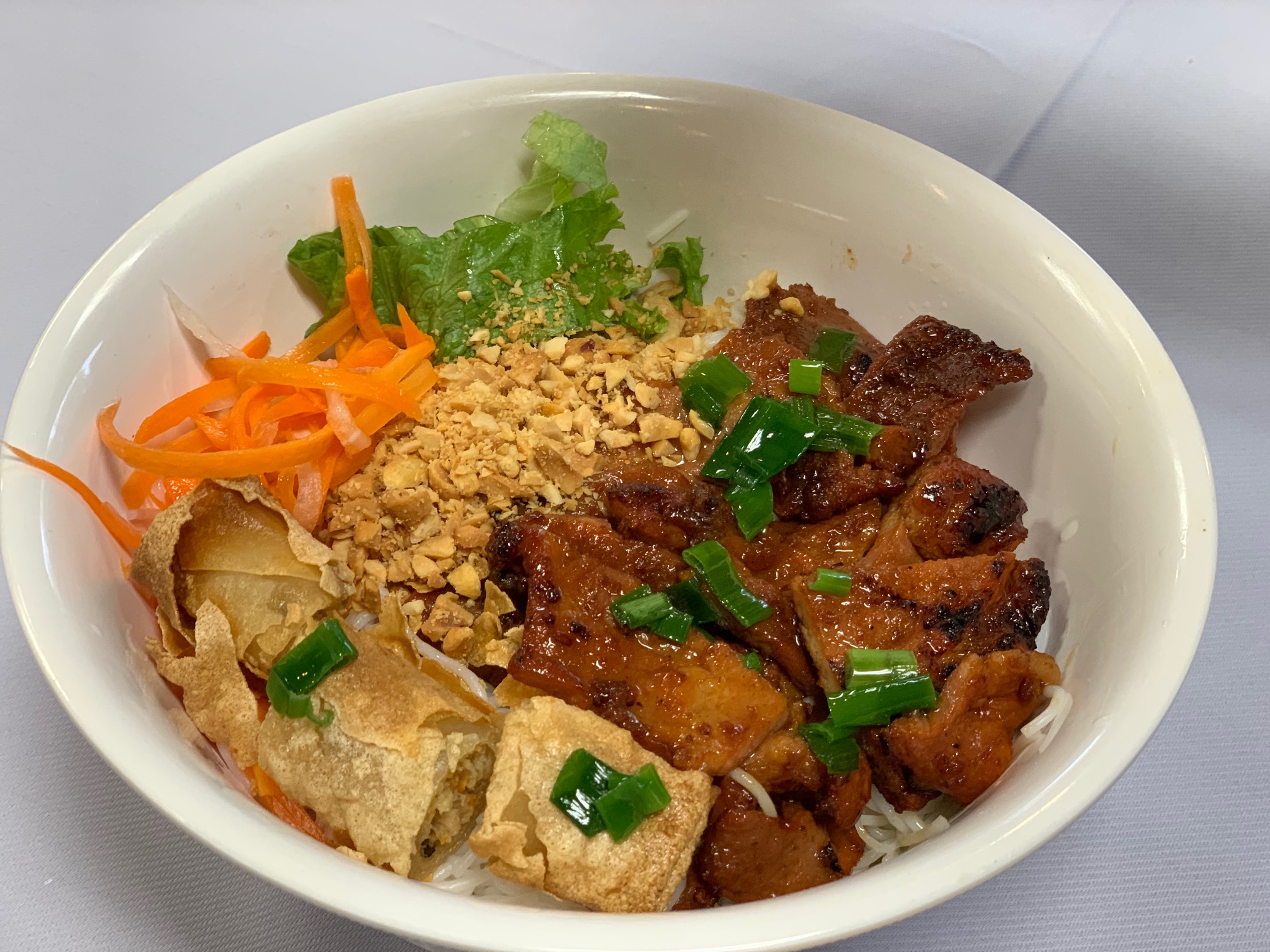 Order 23. Grilled Pork Vermicelli food online from Pho Newyork store, Richmond on bringmethat.com