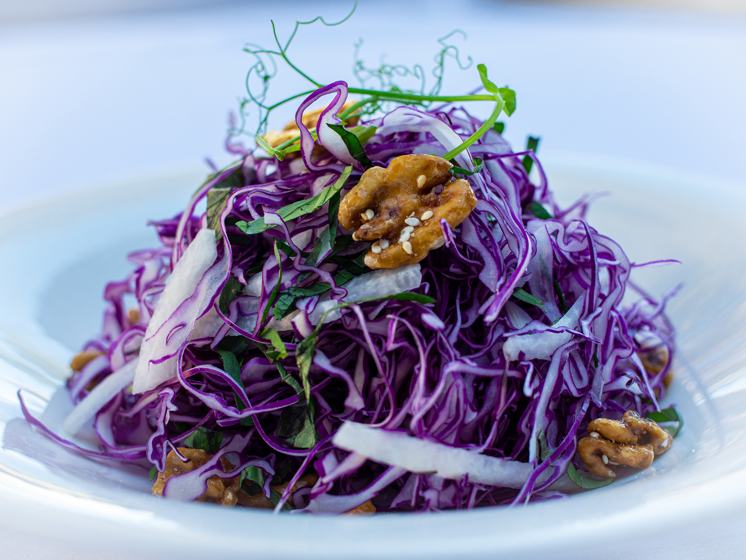 Order Organic Red Cabbage Salad food online from Uncle Yu At The Vineyard store, Livermore on bringmethat.com