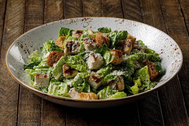 Order Grilled Chicken Caesar Salad food online from Lazy Dog Restaurant & Bar store, Peachtree Corners on bringmethat.com