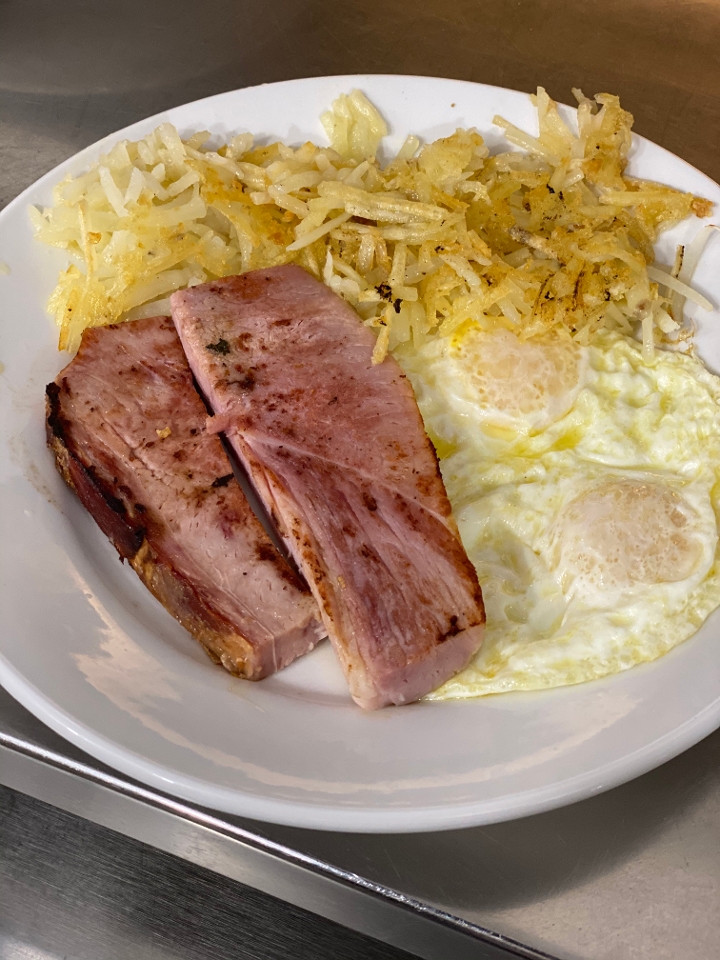 Order HAM & EGGS food online from The Point Pancake House store, Gurnee on bringmethat.com