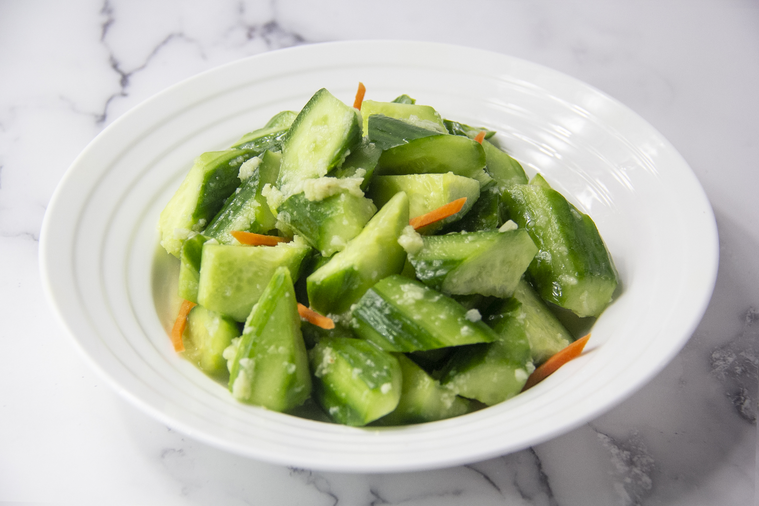 Order Cucumber with Garlic Sauce food online from Cafe Wang store, La Verne on bringmethat.com