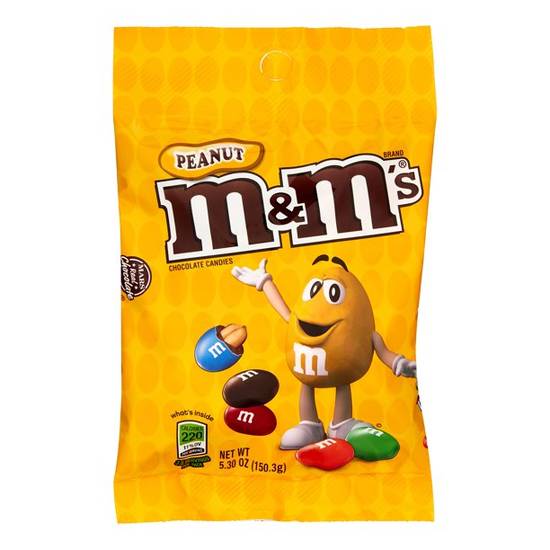 Order M&Ms Peanut Chocolate Candy food online from Exxon Food Mart store, Port Huron on bringmethat.com
