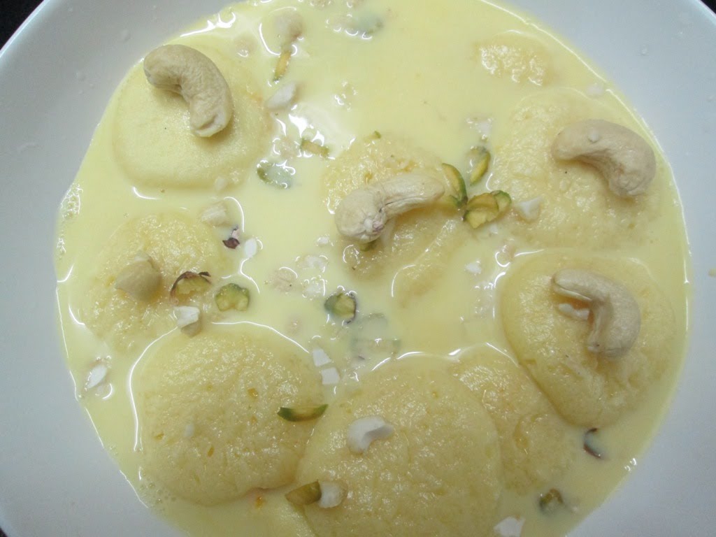 Order Rasmalai food online from Chef of India store, Jersey City on bringmethat.com