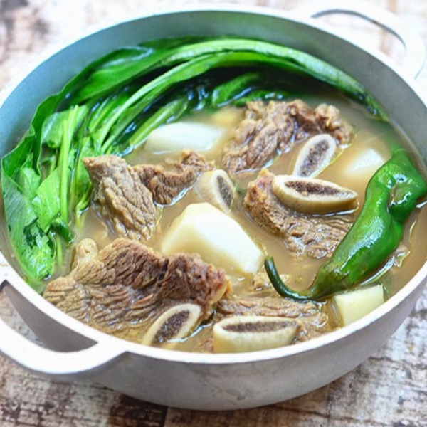 Order B3. Sinigang Na Belly Ng Bangus Soup food online from Kabayan store, Woodside on bringmethat.com