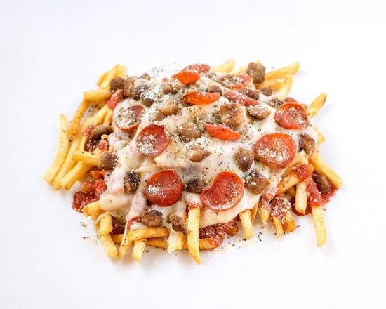 Order PIZZA FRIES food online from Funky Fries & Burgers store, El Cajon on bringmethat.com