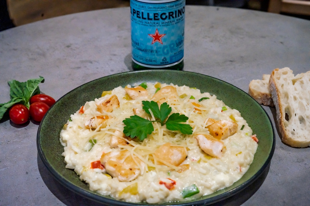 Order Risotto Chicken Gorgonzola food online from The Bella Ciao store, Charlotte on bringmethat.com