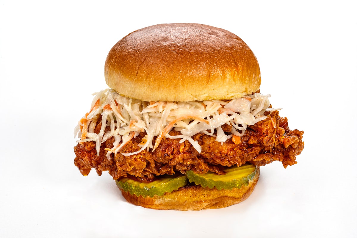 Order Nashville Hot Chicken Sandwich food online from Arooga's Grille House and Sports Bar store, Warwick on bringmethat.com