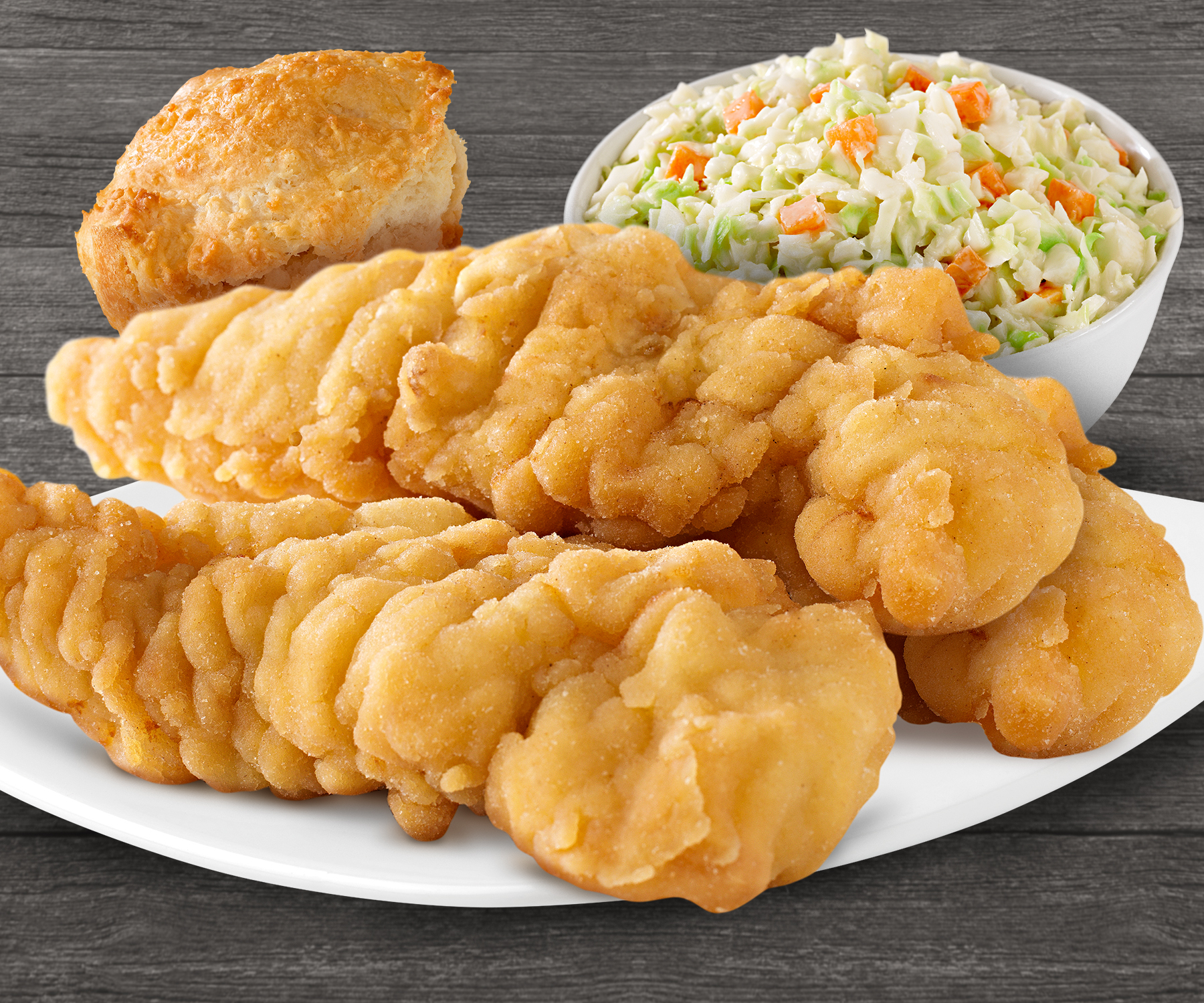 Order 3 Piece Jumbo Tenders with 1 Side food online from Brown Chicken store, Naperville on bringmethat.com