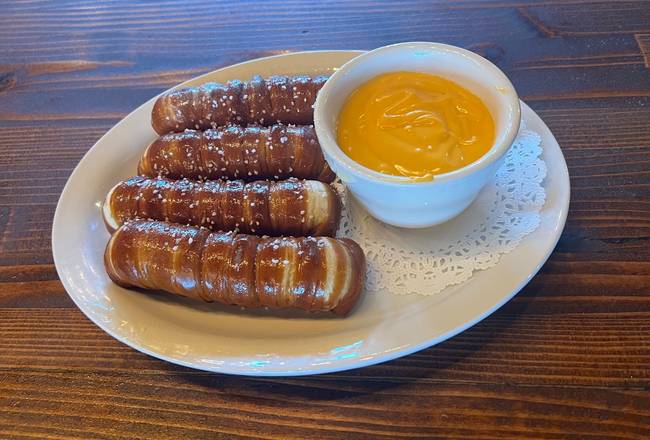 Order Pretzels & Cheese Sauce food online from Last Stop Saloon store, The Dalles on bringmethat.com