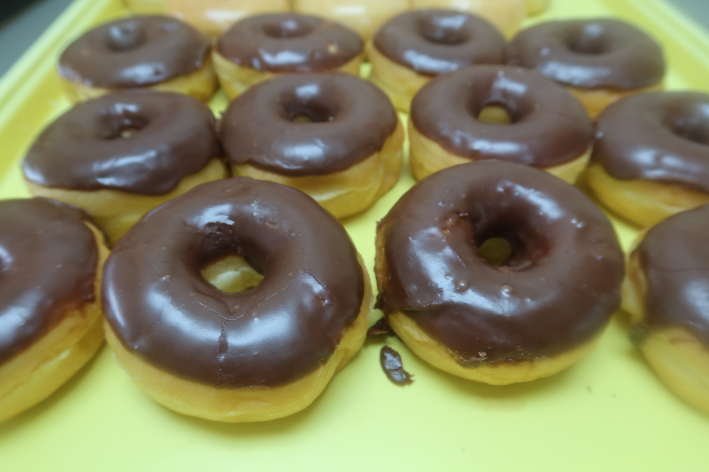 Order Chocolate Donuts food online from Donut King store, Farmers Branch on bringmethat.com
