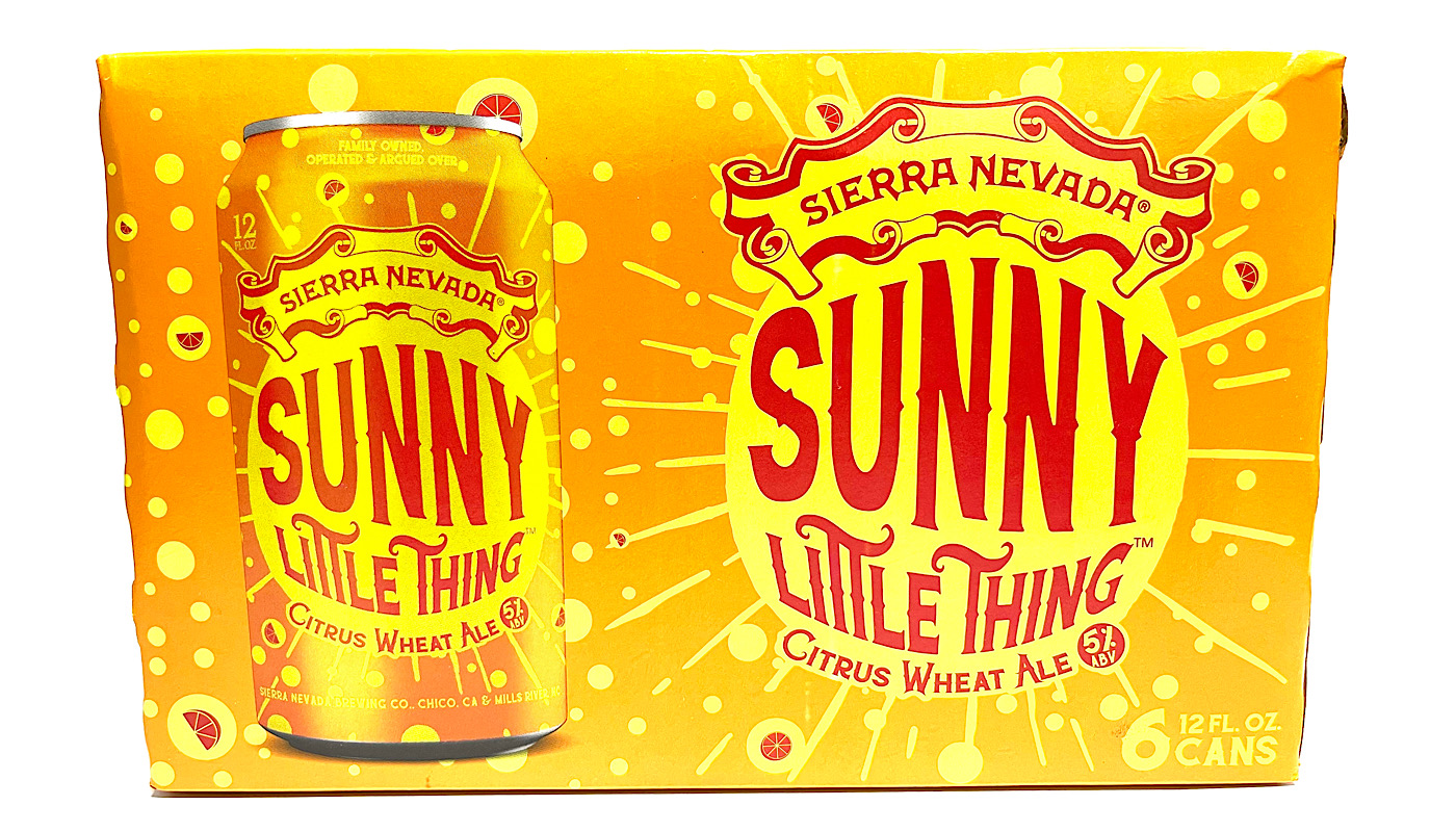 Order SIERRA NEVADA SUNNY LITLE THING CITRUS WHEAT ALE  6PACK CAN food online from K-Town Beer & Wine Food Mart store, Los Angeles on bringmethat.com