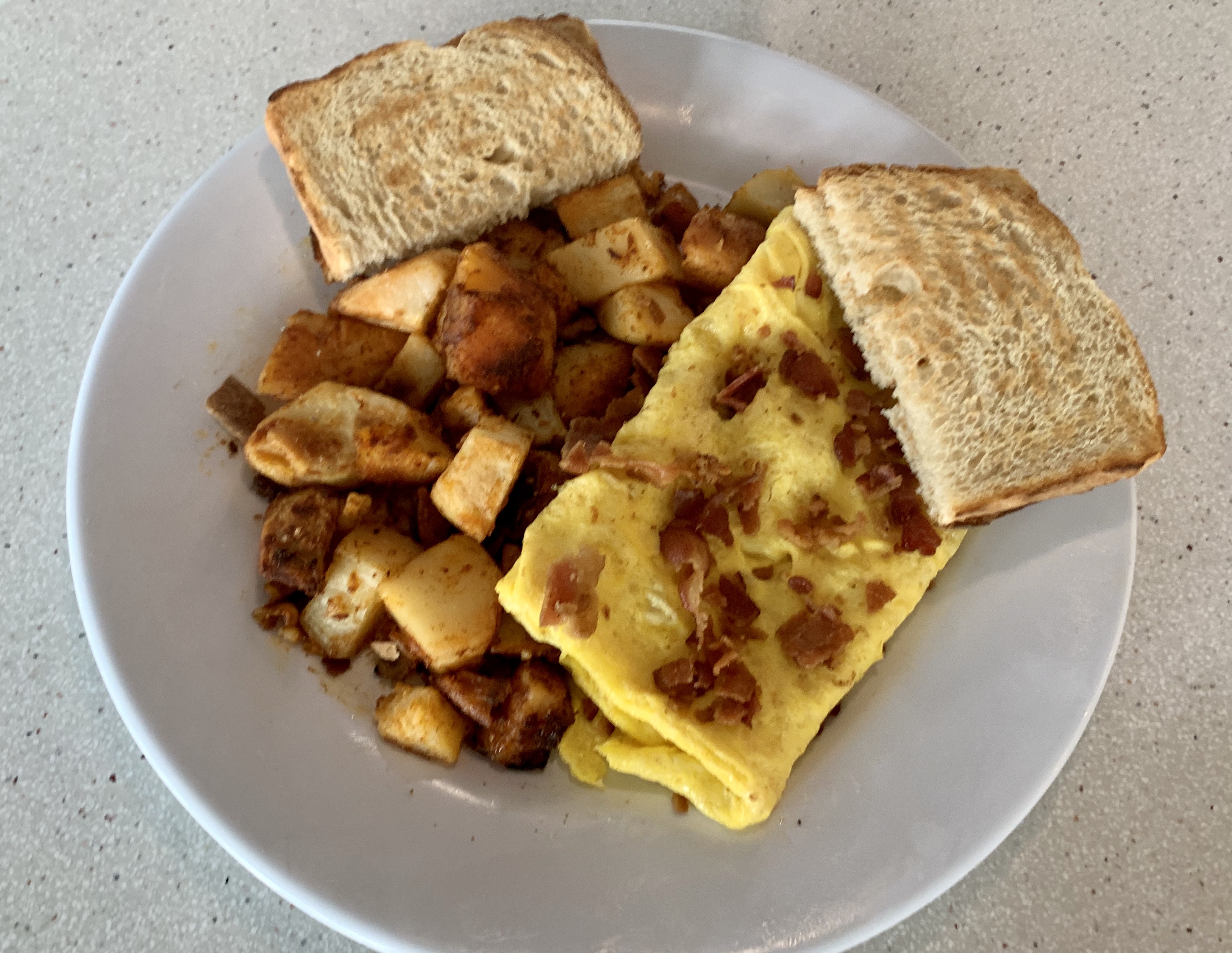Order Bacon and Cheese Omelet food online from The Mystic Diner & Restaurant store, Stonington on bringmethat.com