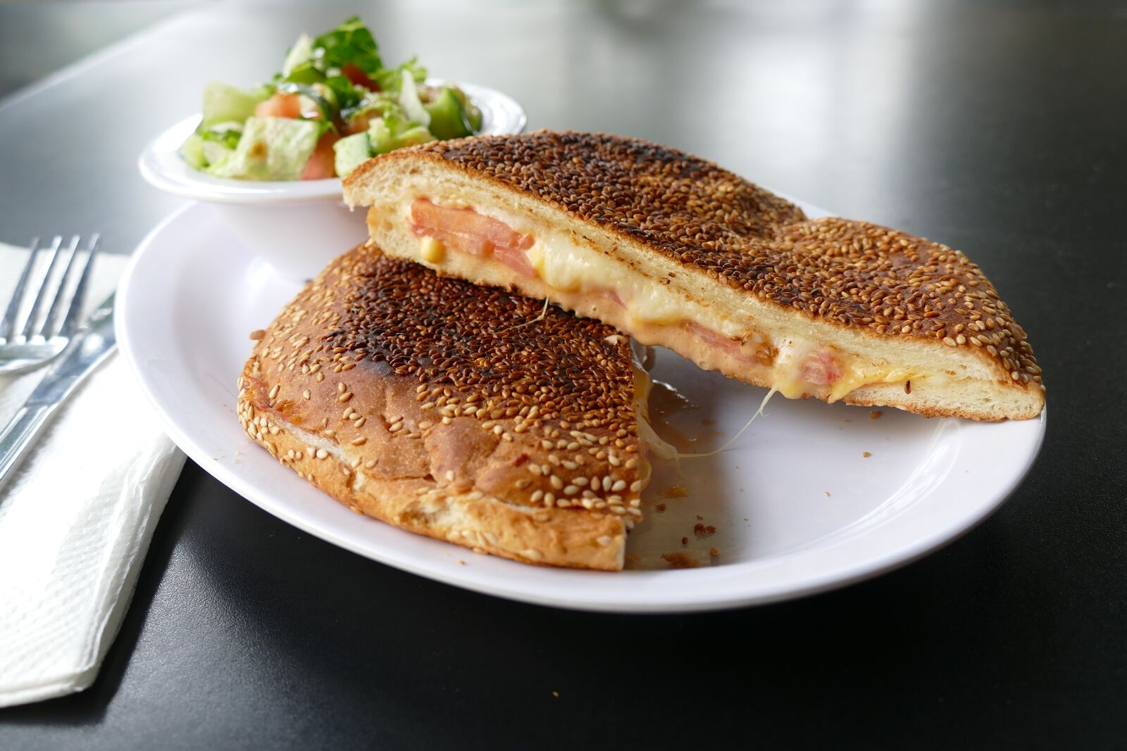 Order Sesame Pita Panini food online from Pico Cafe store, Los Angeles on bringmethat.com