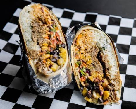 Order Carnitas Burrito food online from TaKorea store, Columbus on bringmethat.com