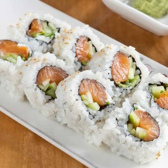 Order Salmon Cucumber Roll food online from Style Sushi store, Union on bringmethat.com
