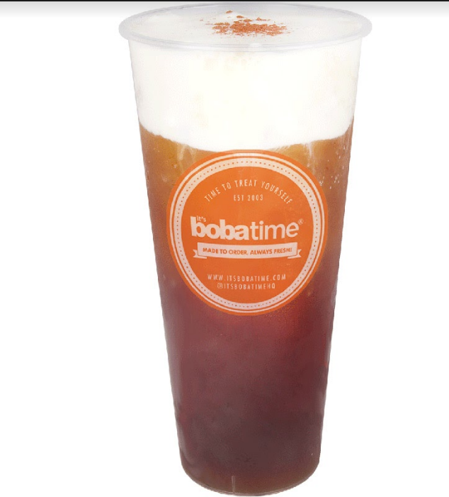 Order Cheese Foam Black Tea food online from Boba Time store, Los Angeles on bringmethat.com