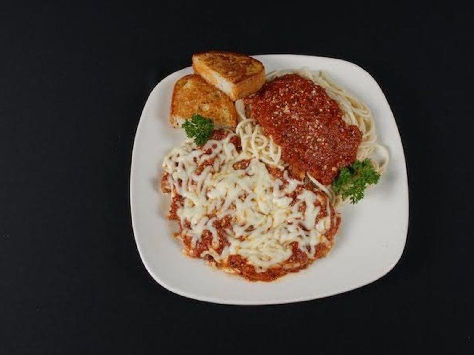 Order Spaghetti with Meat Sauce food online from Leo Coney Island store, Roseville on bringmethat.com