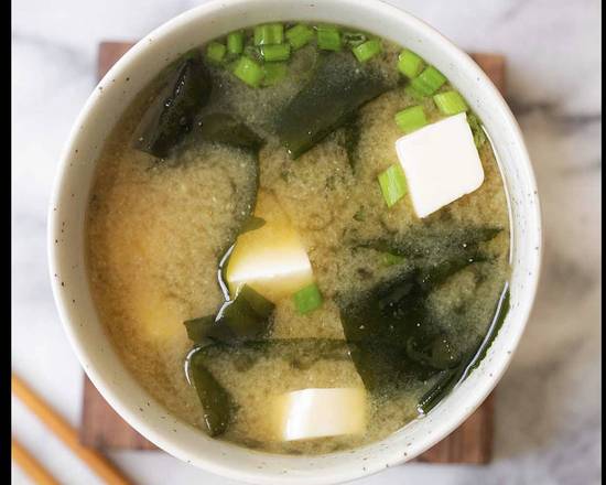 Order Miso Soup food online from Tora Tora Sushi store, San Diego on bringmethat.com