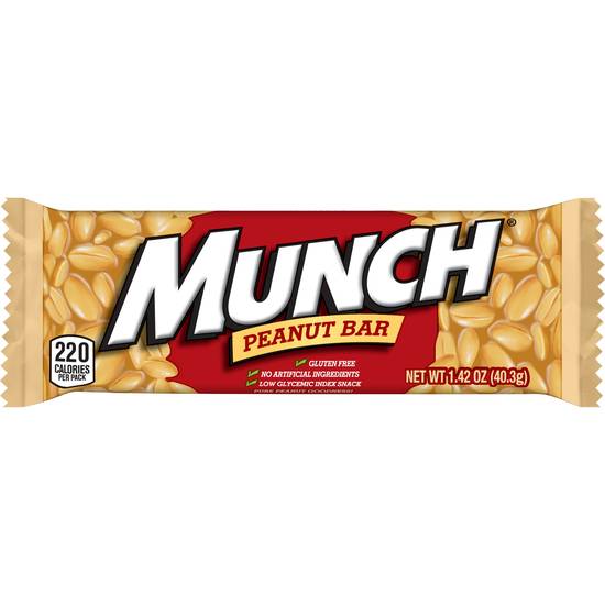 Order Munch Peanut Candy Bar (1.42 oz) food online from Rite Aid store, Eugene on bringmethat.com