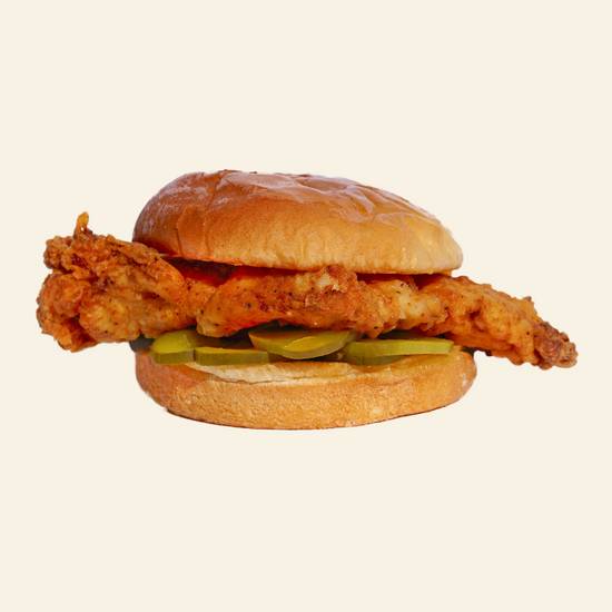 Order Classic Chicken Sandwich food online from Buxton Chicken Palace store, Asheville on bringmethat.com