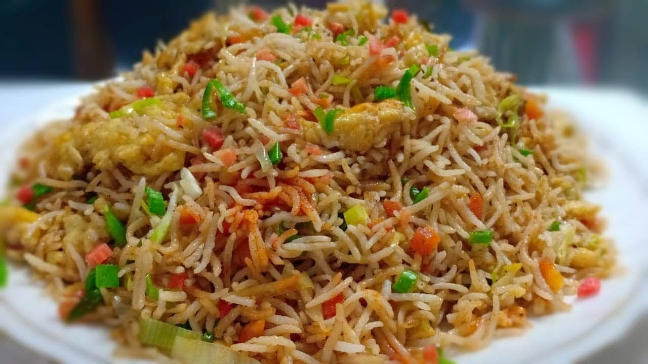 Order Egg Fried Rice food online from Minerva Indian Cuisine store, Gaithersburg on bringmethat.com