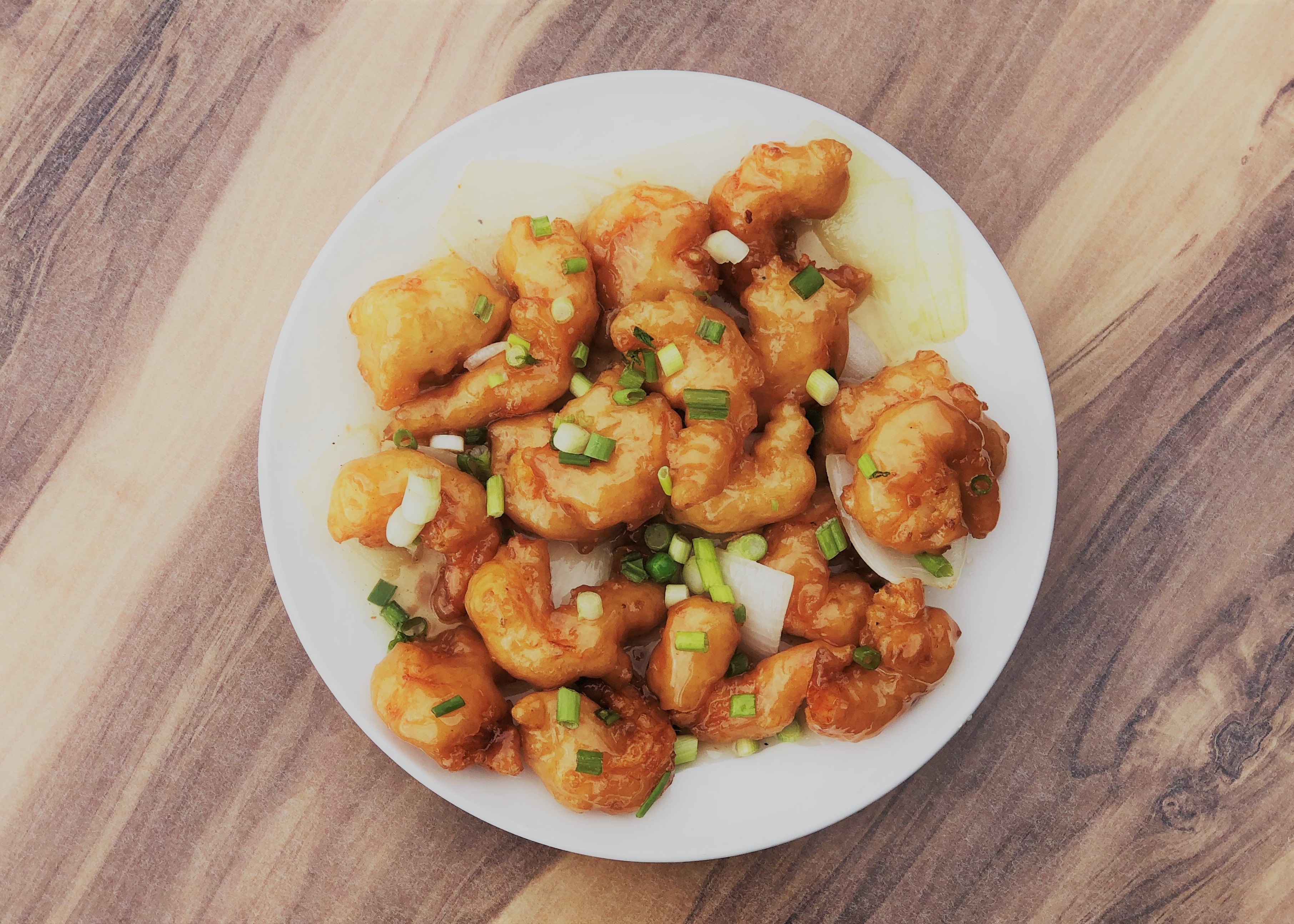 Order Honey Seared Shrimp Lunch food online from Bamboo store, San Antonio on bringmethat.com