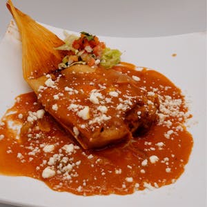 Order Tamales (2) food online from El Caballo Wraps store, Alameda on bringmethat.com