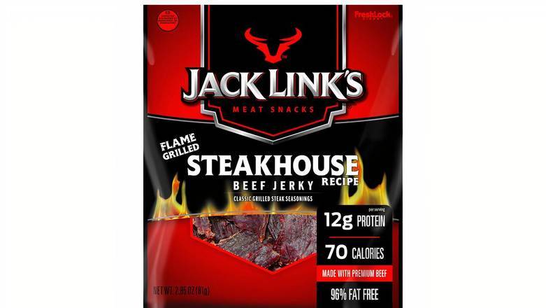 Order Jack Link's Beef Jerky, Flame Grilled Steakhouse food online from Mac On 4th store, Alton on bringmethat.com