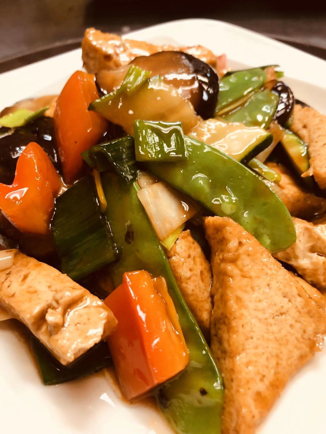 Order K16. House Cooked Tofu food online from House of Sun Chinese Restaurant store, Cincinnati on bringmethat.com