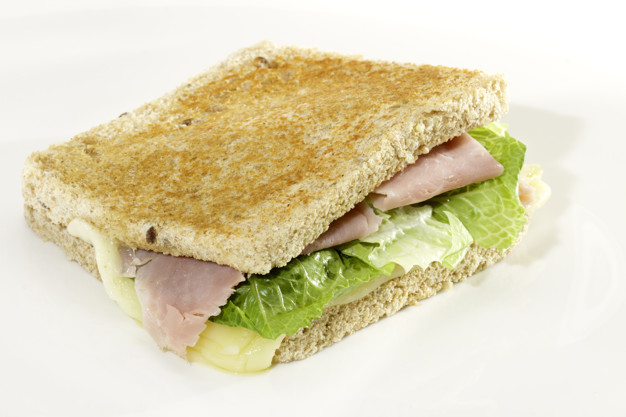Order 20. Ham, Cheese, Lettuce, Tomato and Mayo Sandwich (ROLL) food online from Evertz's Cafe Restaurant store, Glendale on bringmethat.com