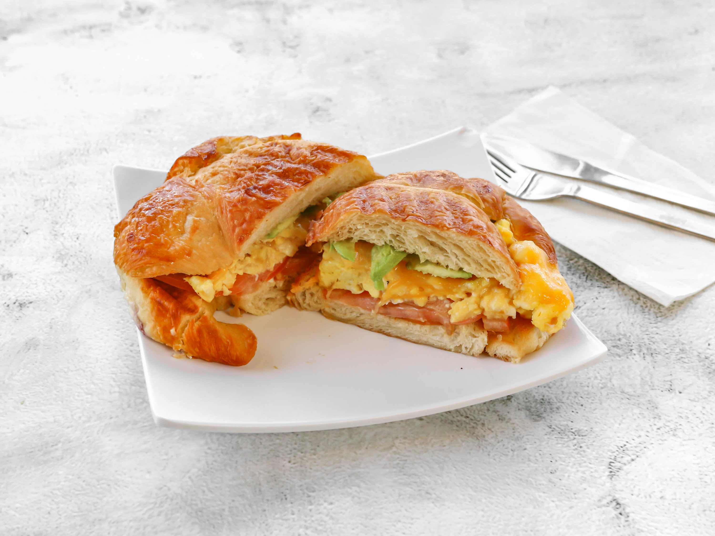 Order Tomato and Avocado Bagel food online from Java Bakery Cafe Lake Forest store, Lake Forest on bringmethat.com