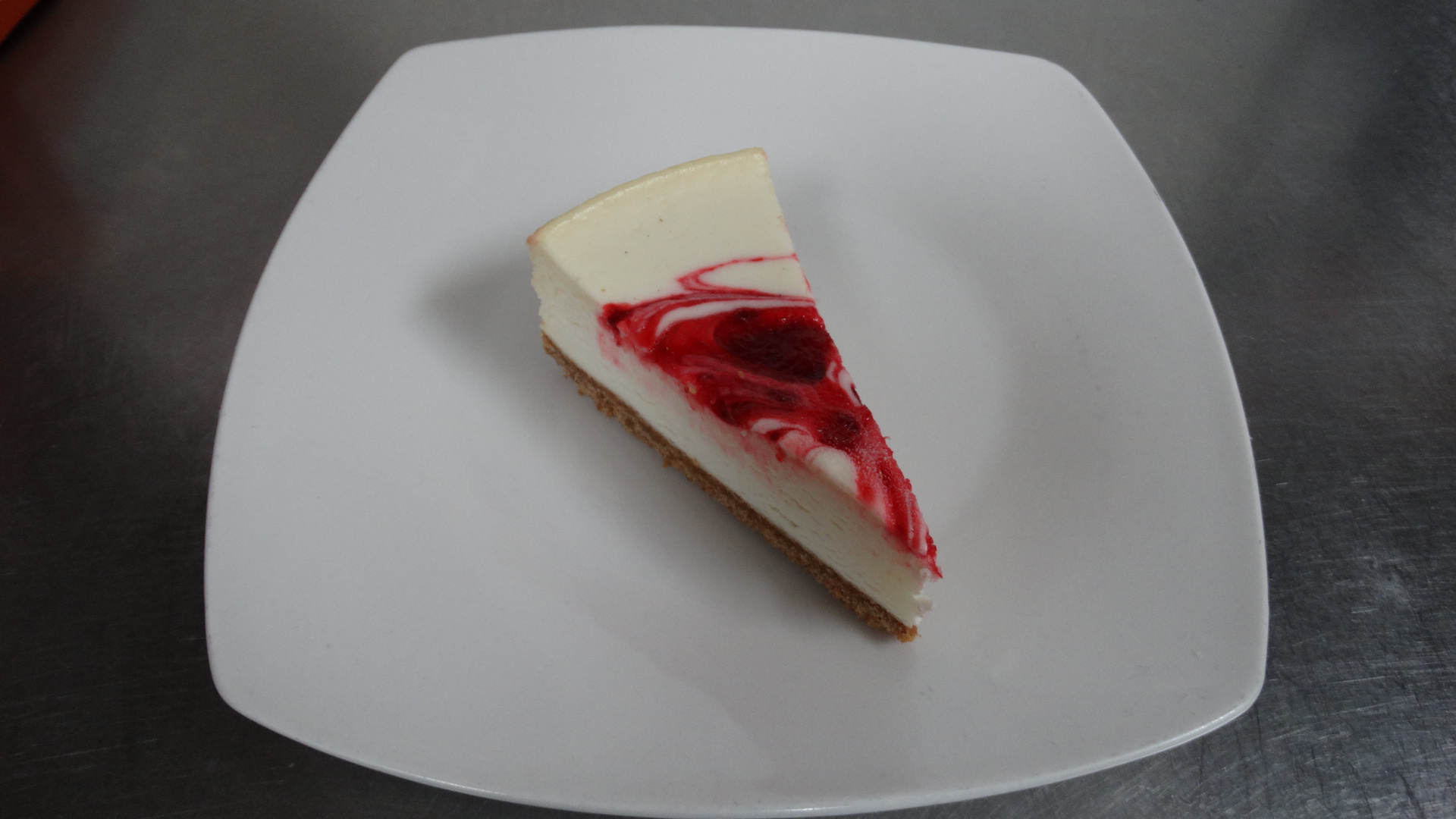 Order Strawberry Cheese Cake food online from Di Marcos Pizza store, Santa Clarita on bringmethat.com