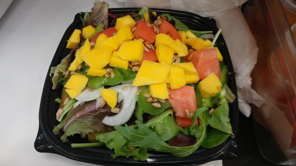 Order Mango Chicken Salad - Small food online from New Wayne Pizza store, Wayne on bringmethat.com