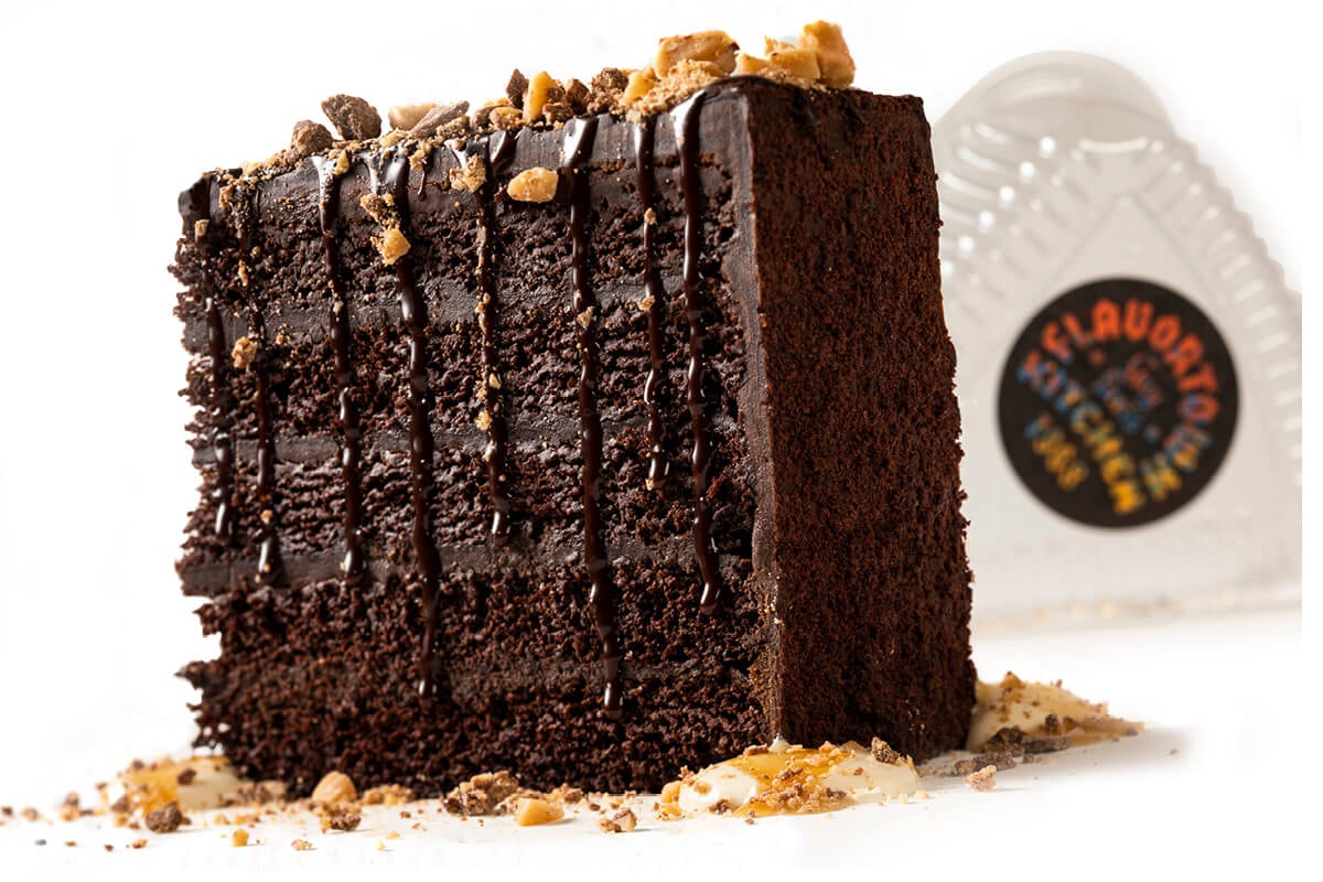 Order Chocolate Whiskey Cake food online from Guy Fieri Flavortown Kitchen store, Columbus on bringmethat.com